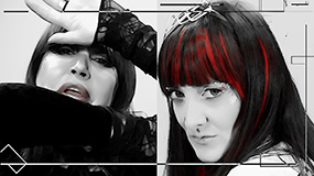 Fotogramma dal videoclip di Senza Limite Remix, con Viola Valentino
